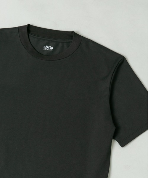 URBAN RESEARCH ROSSO MEN（アーバンリサーチロッソメン）の「ハイクオリティドレスTシャツ（Tシャツ/カットソー・メンズ・ネイビー/ライトグレー/ホワイト/ブラック・SMALL/X-LARGE/LARGE/MEDIUM）」の2枚目の写真