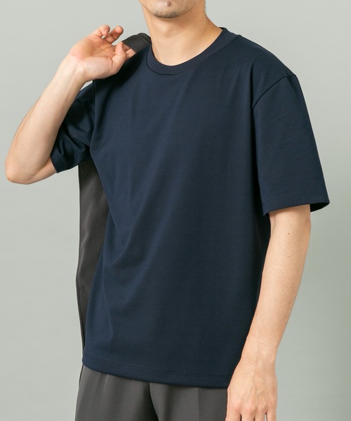 URBAN RESEARCH ROSSO MEN（アーバンリサーチロッソメン）の「ハイクオリティドレスTシャツ（Tシャツ/カットソー・メンズ・ネイビー/ライトグレー/ホワイト/ブラック・SMALL/X-LARGE/LARGE/MEDIUM）」の16枚目の写真