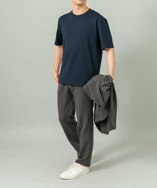 URBAN RESEARCH ROSSO MEN（アーバンリサーチロッソメン）の「ハイクオリティドレスTシャツ（Tシャツ/カットソー・メンズ・ネイビー/ライトグレー/ホワイト/ブラック・SMALL/X-LARGE/LARGE/MEDIUM）」の17枚目の写真