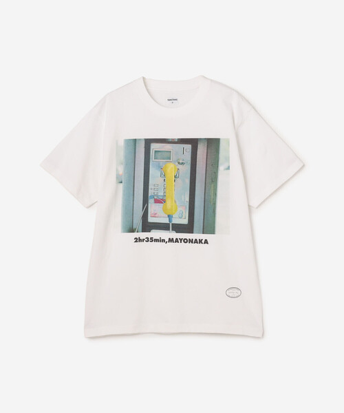 TANGTANG（タンタン）の「TANGTANG | 半袖Tシャツ GASATANG 2h35min,MAYONAKA WOMEN（Tシャツ/カットソー・レディース・ホワイト・S）」の2枚目の写真