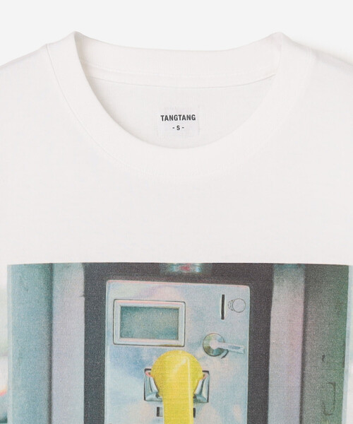 TANGTANG（タンタン）の「TANGTANG | 半袖Tシャツ GASATANG 2h35min,MAYONAKA WOMEN（Tシャツ/カットソー・レディース・ホワイト・S）」の4枚目の写真