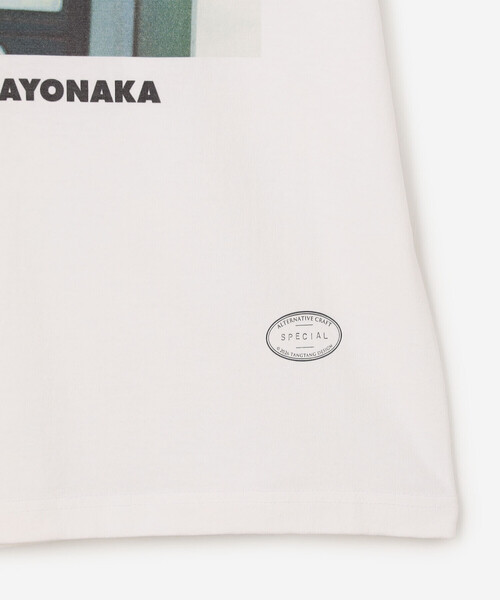 TANGTANG（タンタン）の「TANGTANG | 半袖Tシャツ GASATANG 2h35min,MAYONAKA WOMEN（Tシャツ/カットソー・レディース・ホワイト・S）」の6枚目の写真