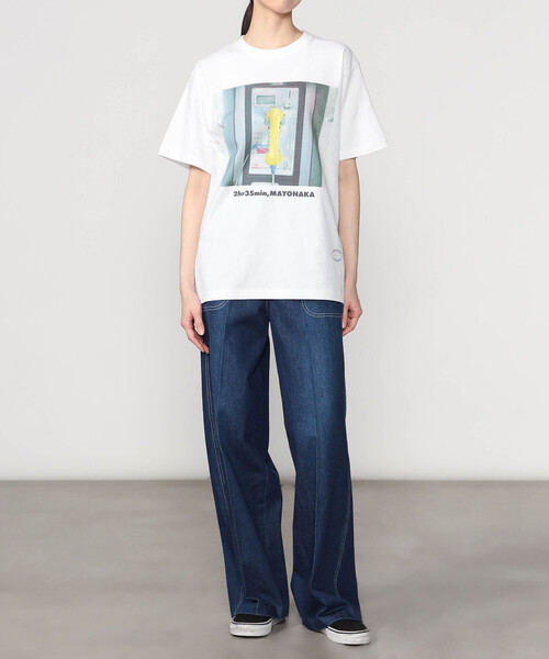 TANGTANG（タンタン）の「TANGTANG | 半袖Tシャツ GASATANG 2h35min,MAYONAKA WOMEN（Tシャツ/カットソー・レディース・ホワイト・S）」の13枚目の写真