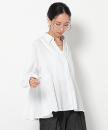 HEREIAM（ヘレイアム）の「【HEREIAM】テックリネンペプラムシャツ（シャツ/ブラウス）」