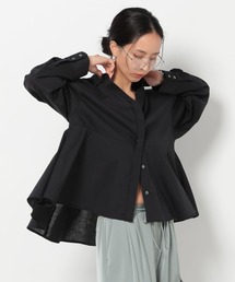 HEREIAM（ヘレイアム）の「【HEREIAM】テックリネンペプラムシャツ（シャツ/ブラウス）」