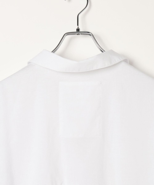 HEREIAM(ヘレイアム)の「【HEREIAM】テックリネンペプラムシャツ(シャツ/ブラウス・レディース・スカイブルー/ブラック/モカ・FREE)」の18枚目の写真