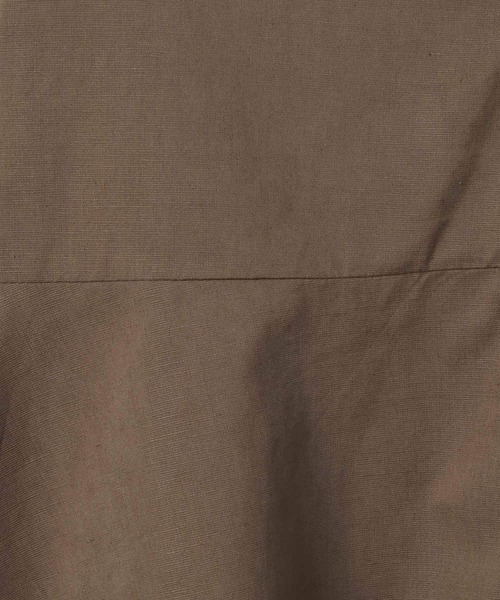 HEREIAM(ヘレイアム)の「【HEREIAM】テックリネンペプラムシャツ(シャツ/ブラウス・レディース・スカイブルー/ブラック/モカ・FREE)」の21枚目の写真