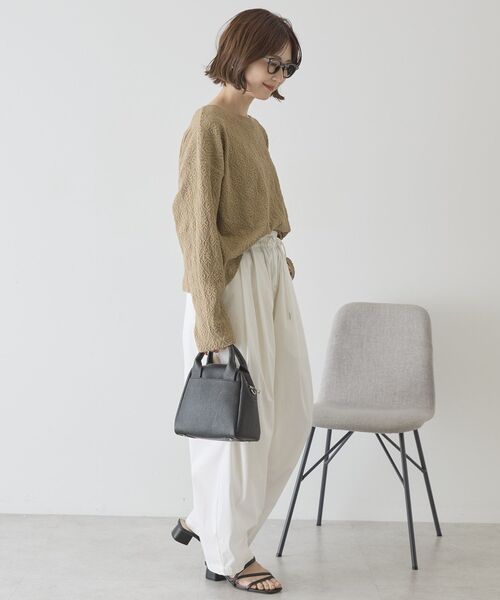 AMERICAN HOLIC（アメリカンホリック）の「総レースプルオーバー（Tシャツ/カットソー・レディース・カーキ/ブラック/アイボリー/オレンジ・M/L）」の10枚目の写真