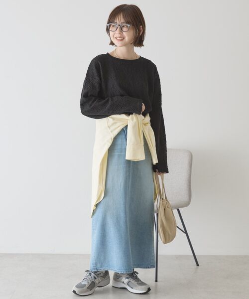 AMERICAN HOLIC（アメリカンホリック）の「総レースプルオーバー（Tシャツ/カットソー・レディース・カーキ/ブラック/アイボリー/オレンジ・M/L）」の13枚目の写真