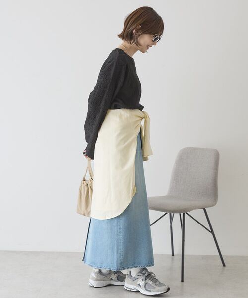 AMERICAN HOLIC（アメリカンホリック）の「総レースプルオーバー（Tシャツ/カットソー・レディース・カーキ/ブラック/アイボリー/オレンジ・M/L）」の14枚目の写真