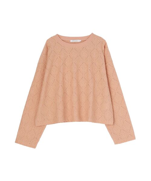 AMERICAN HOLIC(アメリカンホリック)の「総レースプルオーバー(Tシャツ/カットソー・レディース・カーキ/ブラック/アイボリー/オレンジ・M/L)」の7枚目の写真