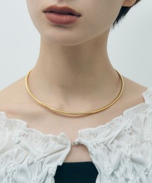 GOLDY（ゴールディ）の「【GOLDY】ラウンド カーブ スリム ステンレス ネックカフ 3240655（チョーカー）」