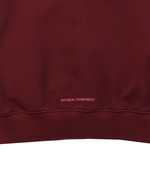 PHYPS MOTORCYCLE(フィップスモーターサイクル)の「Pigment Hoodie Zip-Up Burgundy(パーカー・レディース・その他・SMALL/MEDIUM/LARGE/X-LARGE)」の5枚目の写真