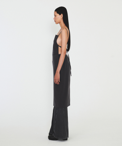 DIAGONAL(ダイアゴナル)の「STRAP SLEEVELESS DRESS (dark grey)(ワンピース・レディース・その他・S/M)」の7枚目の写真