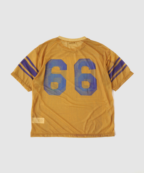 TOLQ(トルク)の「TOLQ / トルク Skeleton Printed Football T-shirts(Tシャツ/カットソー・メンズ・イエロー系その他・5/4)」の2枚目の写真