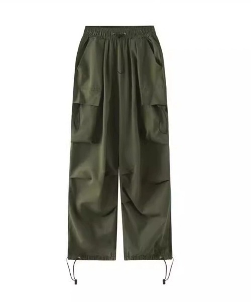 link lot(リンクロット)の「【ウエストゴム】ナイロンカーゴパンツ(カーゴパンツ・メンズ・ブラック/カーキ/ベージュ・M/L)」の4枚目の写真