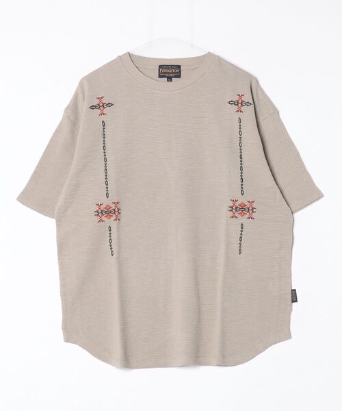 PENDLETON(ペンドルトン)の「【PENDLETON】S/S Pique EMB Tee(Tシャツ/カットソー・メンズ・ブルー/グレー系その他・LARGE/MEDIUM)」の3枚目の写真