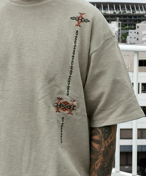 PENDLETON(ペンドルトン)の「【PENDLETON】S/S Pique EMB Tee(Tシャツ/カットソー・メンズ・ブルー/グレー系その他・LARGE/MEDIUM)」の11枚目の写真