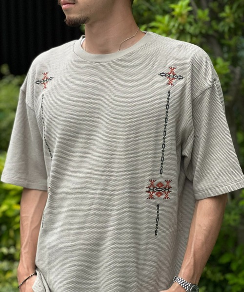 PENDLETON(ペンドルトン)の「【PENDLETON】S/S Pique EMB Tee(Tシャツ/カットソー・メンズ・ブルー/グレー系その他・LARGE/MEDIUM)」の15枚目の写真