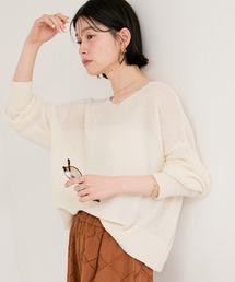 LE CERCLE par rope' | ペーパーヤーン2WAYニットプルオーバー(ニット/セーター)