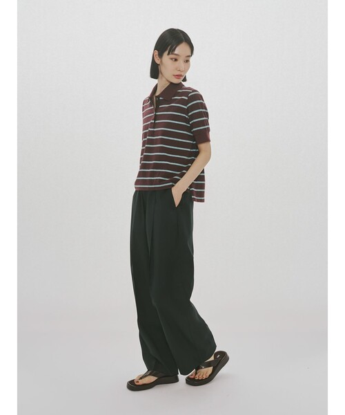 MIDIUMISOLID(ミディウミソリッド)の「MIDIUMISOLID for Ladies ストレートイージースラックス(その他パンツ・レディース・ブラック/ネイビー/ベージュ・FREE)」の8枚目の写真