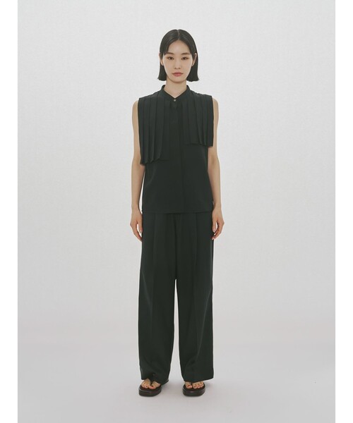MIDIUMISOLID(ミディウミソリッド)の「MIDIUMISOLID for Ladies ストレートイージースラックス(その他パンツ・レディース・ブラック/ネイビー/ベージュ・FREE)」の15枚目の写真