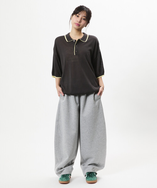 FREAK'S STORE(フリークスストア)の「<接触冷感>ワイドシルエット クールタッチ バレルレッグ スウェットパンツ 限定展開(その他パンツ・メンズ・ブラック/ダークグレー/チャコールグレー・SMALL/MEDIUM/LARGE)」の22枚目の写真