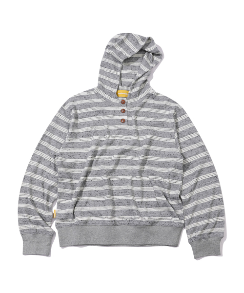 Cookie Stripe Hood T‑shirt (серый)
