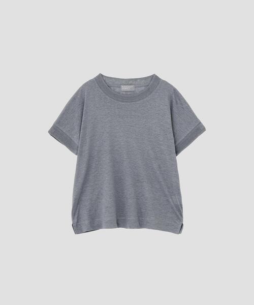 MARGARET HOWELL(マーガレットハウエル)の「LINEN JERSEY TOP(Tシャツ/カットソー・レディース・ネイビー/イエロー/グレー系その他3・2)」の5枚目の写真
