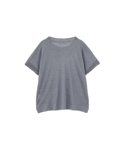 MARGARET HOWELL(マーガレットハウエル)の「LINEN JERSEY TOP(Tシャツ/カットソー・レディース・ネイビー/イエロー/グレー系その他3・2)」の6枚目の写真