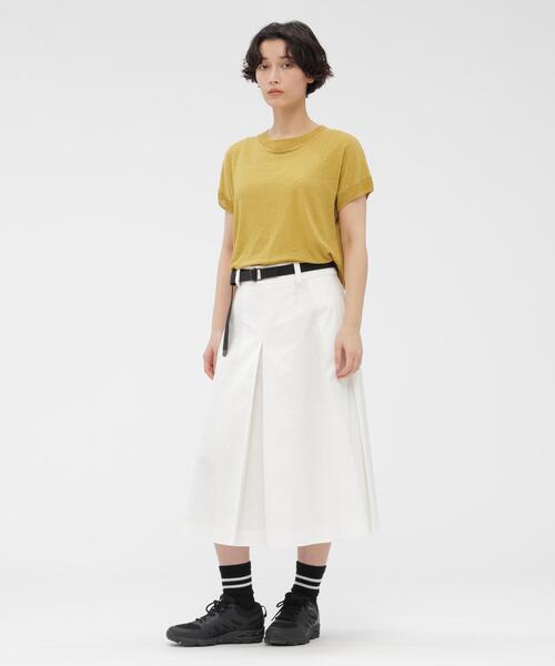 MARGARET HOWELL(マーガレットハウエル)の「LINEN JERSEY TOP(Tシャツ/カットソー・レディース・ネイビー/イエロー/グレー系その他3・2)」の8枚目の写真