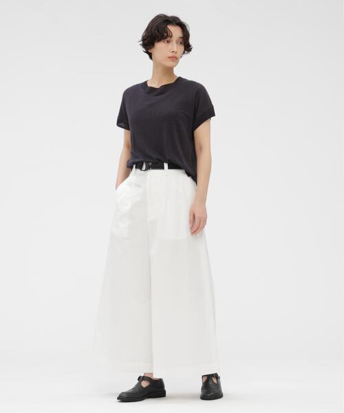 MARGARET HOWELL(マーガレットハウエル)の「LINEN JERSEY TOP(Tシャツ/カットソー・レディース・ネイビー/イエロー/グレー系その他3・2)」の12枚目の写真