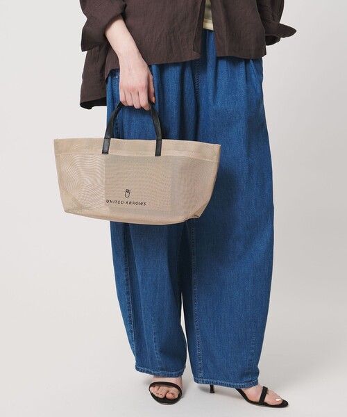 UNITED ARROWS(ユナイテッドアローズ)の「コンビ メッシュ トートバッグ L(トートバッグ・レディース・ブラック/グレー系/ベージュ/ネイビー・FREE)」の7枚目の写真