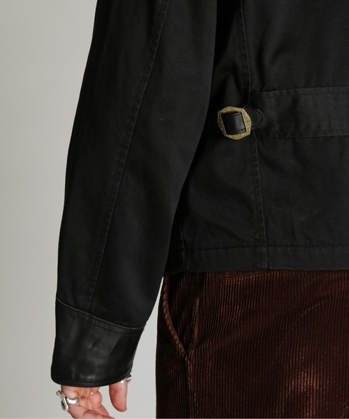 schott（ショット）の「Schott/ショット/LEATHER COMB. DOUBLE RIDERS/レザー コンビ ダブルライダース（ライダースジャケット・メンズ・ダークブラウン/ブラック・M/L/XL/2XL）」の9枚目の写真