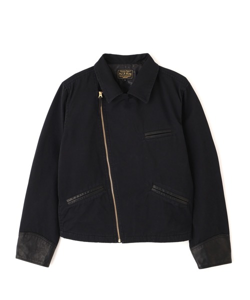 schott（ショット）の「Schott/ショット/LEATHER COMB. DOUBLE RIDERS/レザー コンビ ダブルライダース（ライダースジャケット・メンズ・ダークブラウン/ブラック・M/L/XL/2XL）」の12枚目の写真