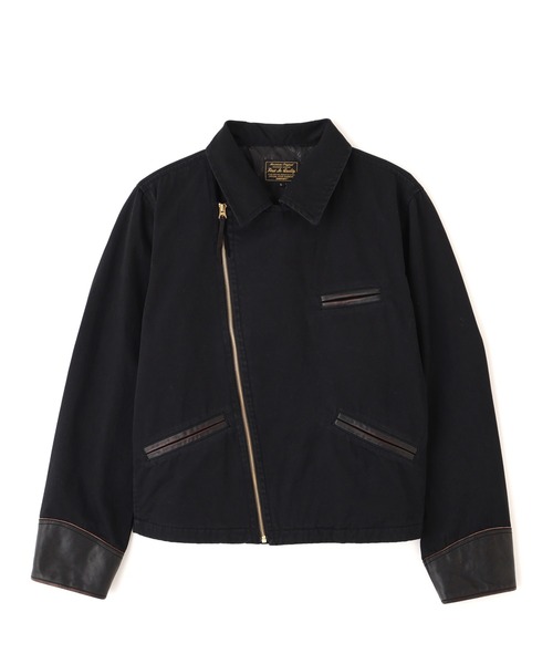 schott（ショット）の「Schott/ショット/LEATHER COMB. DOUBLE RIDERS/レザー コンビ ダブルライダース（ライダースジャケット・メンズ・ダークブラウン/ブラック・M/L/XL/2XL）」の15枚目の写真