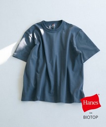 BIOTOP（ビオトープ）の「【Hanes for BIOTOP】DOUBLE BINDER CREW NECK T-SHIRT（Tシャツ/カットソー）」