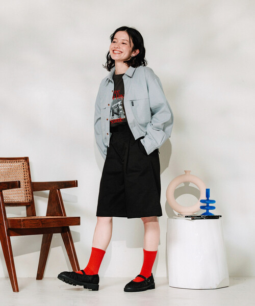 RED KAP × FREAK'S STORE/レッドキャップ 別注 紐付き タックハーフ