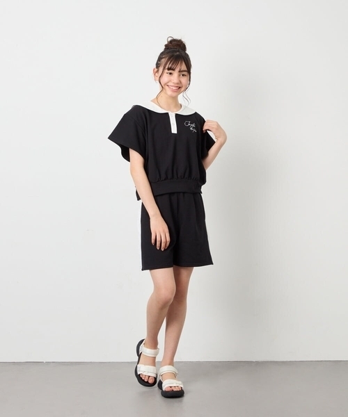 a.v.v(アーヴェヴェ)の「【20-24cm】厚底スポサン(サンダル・キッズ・アイボリー/ブラック・21/20/22/23/24)」の12枚目の写真