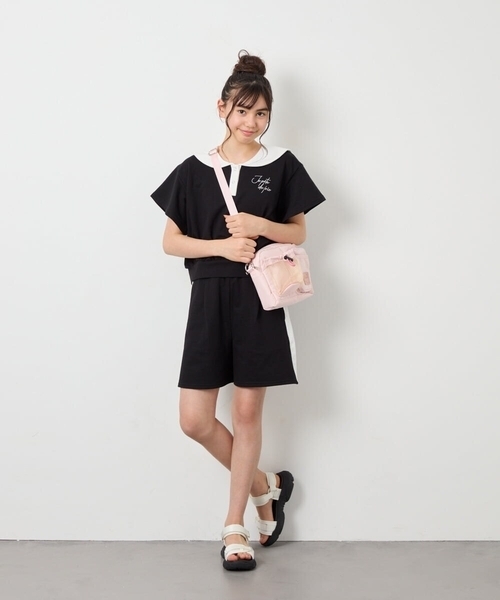 a.v.v(アーヴェヴェ)の「【20-24cm】厚底スポサン(サンダル・キッズ・アイボリー/ブラック・21/20/22/23/24)」の13枚目の写真