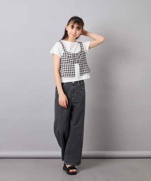 a.v.v(アーヴェヴェ)の「【20-24cm】厚底スポサン(サンダル・キッズ・アイボリー/ブラック・21/20/22/23/24)」の20枚目の写真