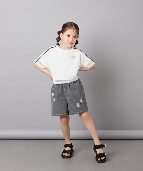 a.v.v(アーヴェヴェ)の「【20-24cm】厚底スポサン(サンダル・キッズ・アイボリー/ブラック・21/20/22/23/24)」の22枚目の写真