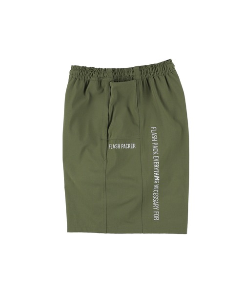 FLASH PACKER(フラッシュパッカー)の「ストレッチナイロン/ギアショーツ(その他パンツ・メンズ・オリーブ/ブラック・XL/M/L)」の12枚目の写真