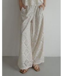 Re:EDIT(���G�f�B)��[2026 SUMMER COLLECTION]�X�g���b�`�u���b�N���[�X�����b�N�X�p���c(���̑��p���c)