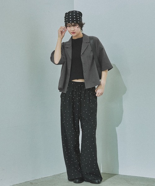 LAKOLE(ラコレ)の「チビTEE / 660029(Tシャツ/カットソー・レディース・グレー/オフホワイト/ネイビー/ピンク/ブラック/アイボリー・LARGE/MEDIUM)」の8枚目の写真
