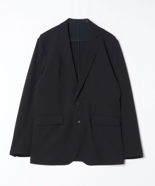1 piu 1 uguale 3（ウノピゥウノウグァーレトレ）の「SWING EASY JACKET (CENTER VENT) BODY SHELL 2WAY STRETCH（テーラードジャケット・メンズ・ブラック/ホワイト・LARGE/MEDIUM/X-LARGE/XX-LARGE/SMALL）」の10枚目の写真