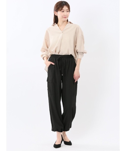 m.f.editorial(エムエフエディトリアル)の「【スキッパー チュニック】m.f.エディトリアル レディース シアーワッシャー プルオーバー シャツ(シャツ/ブラウス・レディース・ベージュ/アイボリー・FREE)」の13枚目の写真
