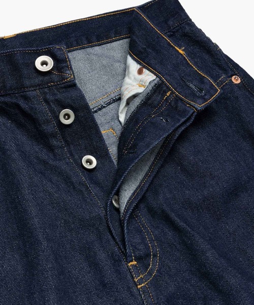 MR.OLIVE（ミスターオリーブ）の「10oz NATURAL SLUB DENIM / WIDE STRIGHT PANTS /M263103（デニムパンツ・メンズ・ブラック/インディゴブルー・SMALL/LARGE/MEDIUM）」の12枚目の写真