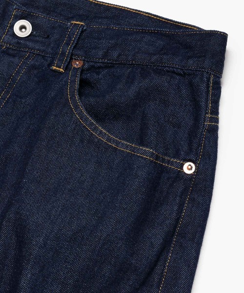 MR.OLIVE（ミスターオリーブ）の「10oz NATURAL SLUB DENIM / WIDE STRIGHT PANTS /M263103（デニムパンツ・メンズ・ブラック/インディゴブルー・SMALL/LARGE/MEDIUM）」の13枚目の写真