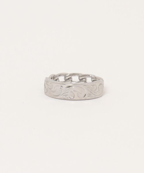 IRIEBEACH（アイリービーチ）の「chain plate ring/【ハワイアンジュエリー】【サージカルステンレス】【金属アレルギー対応】【IRIEBEACH / アイリービーチ】つけっぱなしOK（リング・レディース・ゴールド/ピンク/シルバー・7号/9号/11号/13号/15号/17号/19号/21号）」の3枚目の写真